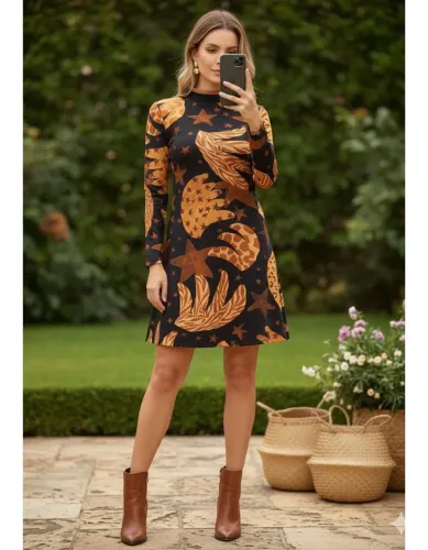 Vestido Alegria de Banana tam P Farm