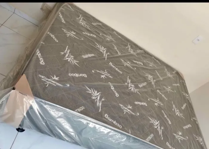 Cama Box Casal Bamboo - Nova