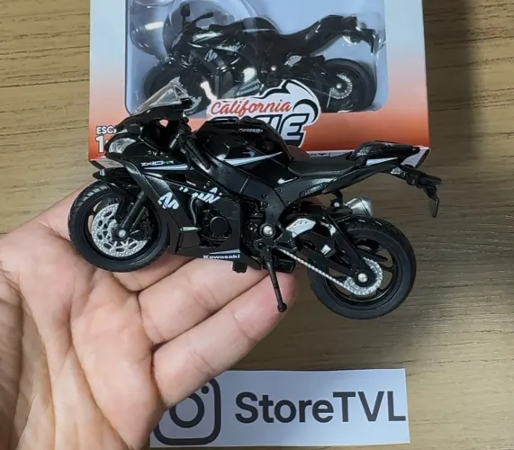 Miniatura Moto Kawasaki Zx10rr Coleção 1:18