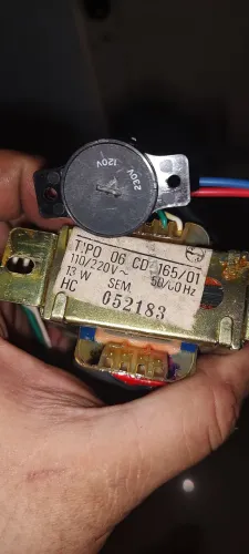 Fonte transformador  12+ 12V original cd Philips 165 completo com cabo