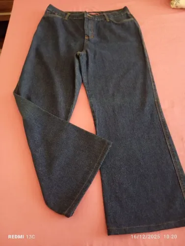 Pantalona_ cintura alta Azul