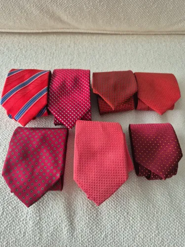 Kit 7 Gravatas Elegantes e Sofisticadas