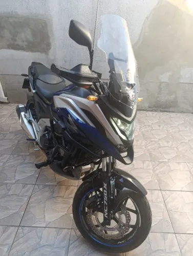 HONDA NC750X - 23/23 AZUL S/ DETALHES (C/ ACESSÓRIOS) - IPVA 2026 em dia - 2º DONO 