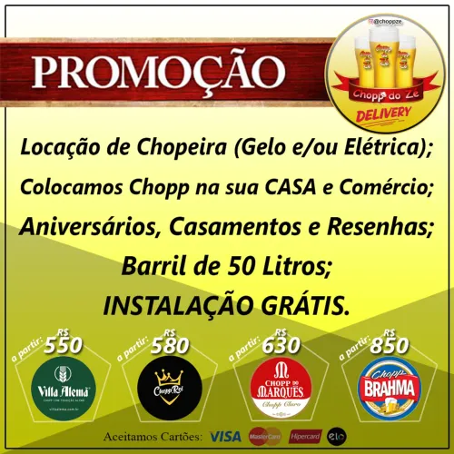 Chopeira + Chopp Delivery
