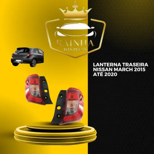 Lanterna Traseira Nissan March 2015 até 2020