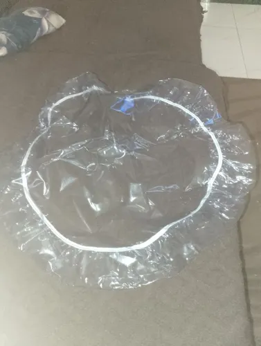 Capa de plástico de proteção pra mesa redonda 