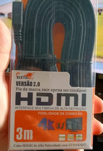 Cabo Hdmi Versao 2.0 de 2 Metros