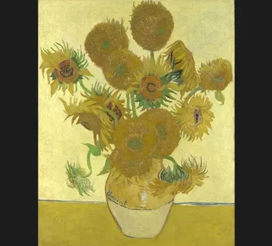 Pôster Van Gogh Sunflowers Poster(28 x 36 cm) Original National Gallery (Londres)