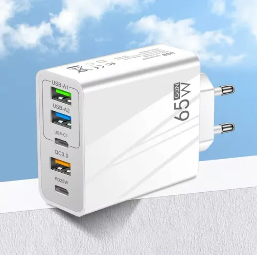 Carregador Super Turbo 65w 5 Entradas