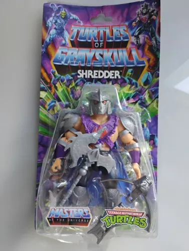 BONECO DESTRUIDOR SHREDDER TURTLES OF GRAYSKULL TARTARUGA NINJA