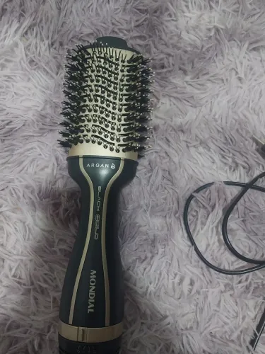 Escova secadora Mondial Black Gold Argan - Nova!