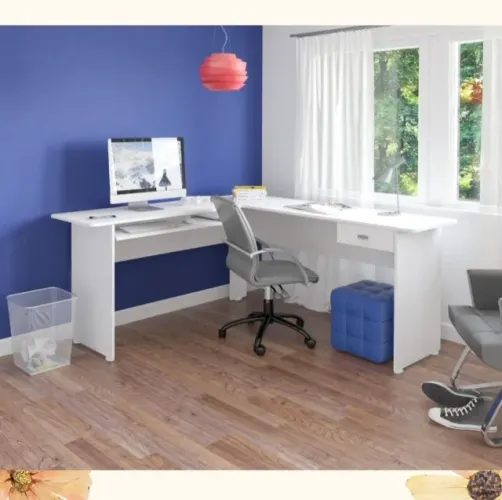 Promoção Mesa em L Branco - 01/05