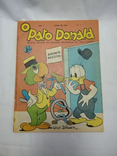 Revista O Pato Donald Ano 1 N. 1 Edição Fac Simile