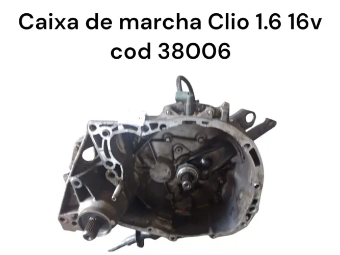 Caixa de marcha Clio 1.6 16v cod 38006