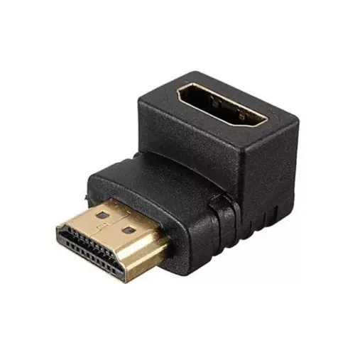 Adaptador Conector Hdmi 90 Graus Em L Macho X Fêmea P/ Tv - WZetta