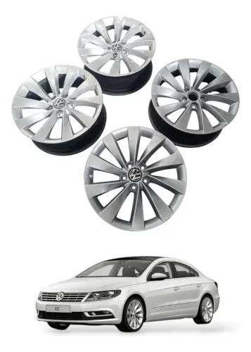 JOGO RODA 5 FUROS VOLKSWAGEN PASSAT ARO 18