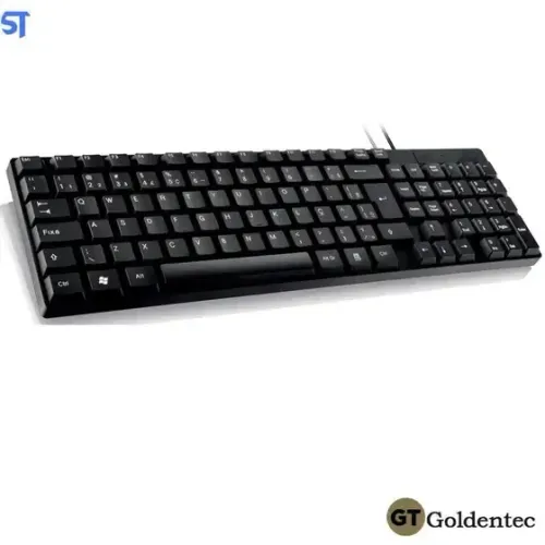 Teclado USB Slim ABNT2 GT 950 - Goldentec Preto