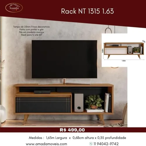 Rack NT 1315 1.63 - à pronta entrega 