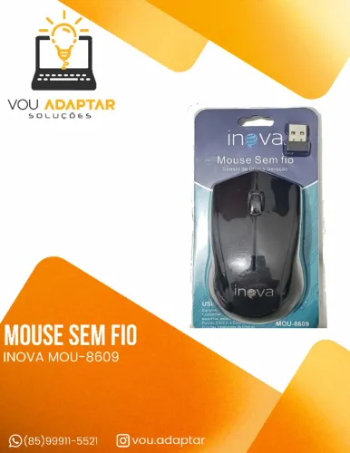 Mouse Sem Fio - INOVA - MOU-8609