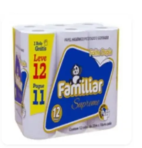 PAPEL HIGIENICO FAMILIAR C/ 8 ROLOS 20M