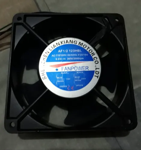 Ventoinha Exaustor FANPOWER 110v / 220v  (NOVO) FAVOR LER A DESCRIÇÃO! 