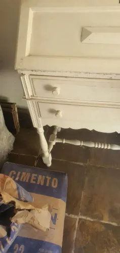 Escrivaninha Antiga branca