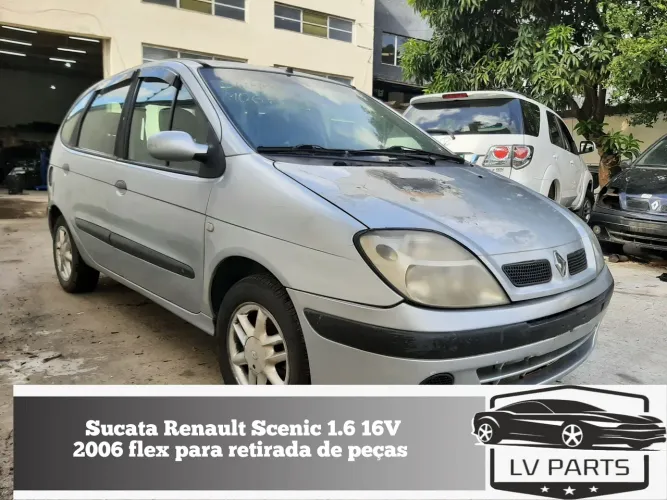 Sucata Renault Scenic 1.6 16V 2006 para retirada de peças 