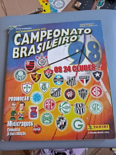 Álbum de Figurinhas Campeonato Brasileiro 98 - Panini