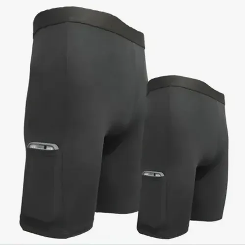 Kit com 2 Bermudas Segunda Pele Com Bolso Térmico Short Ciclista Corrida Futebol z1234