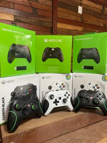 Controles Xbox Series TV PC One - Black e White ENTREGAMOS COM GARANTIA 