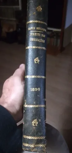 Livro Direito das Obrigações - Clóvis Beviláqua - 1896