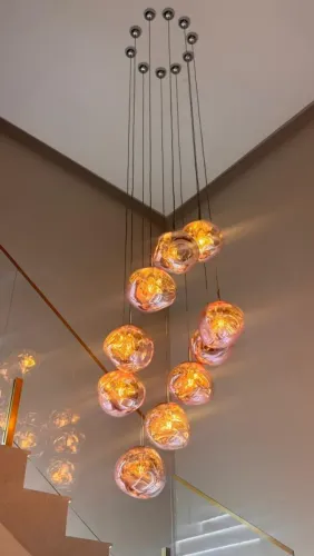 Lustre esfera luxo