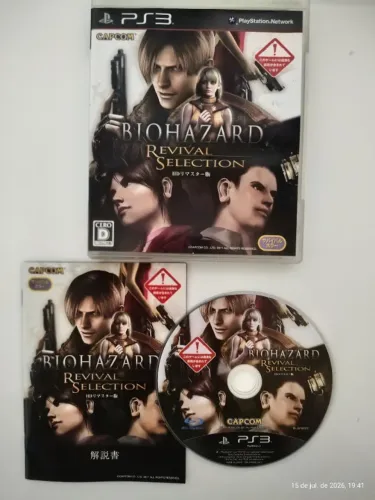 Jogo Biohazard Revival Selection PS3 Original Completo Importado