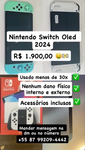 Nintendo Switch Oled Bloqueado 2023