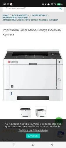 Impressora Kyocera ecosys