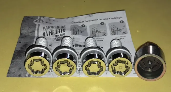 kit Parafusos antifurto Jeep  Renegade original Mopar