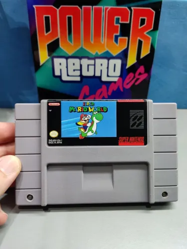 Cartucho Super Mario World original 