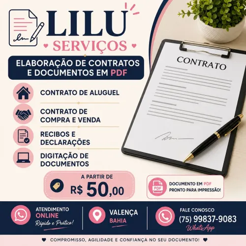 Elaboração de Contratos e Documentos em PDF
