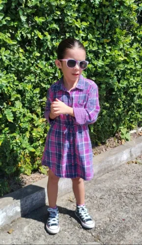 Vestido H&M e All Star Originais