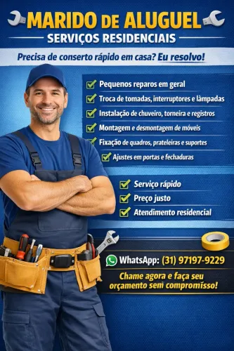 Solução engenharia/ marido de aluguel