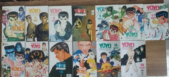 Yu Yu Hakusho nova edição JBC usado.Volumes:4, 5, 6, 7, 9, 10, 11, 12, 13, 15, 16, 18, 19.