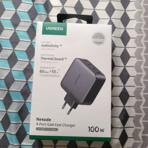 Carregador rápido usb Ugreen 4 em 1 100 w
