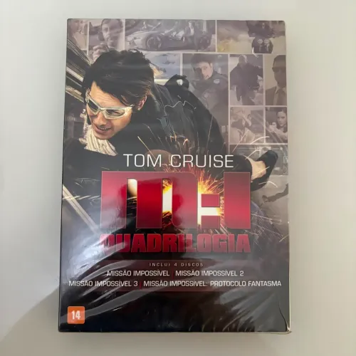 Missão Impossível DVD Quadrilogia Tom Cruise Novo