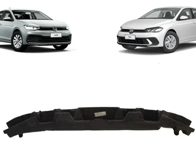 Absorvedor Parachoque Dianteiro Volkswagen Polo/Virtus 18/19/20/21/22/23/24 Vw4800