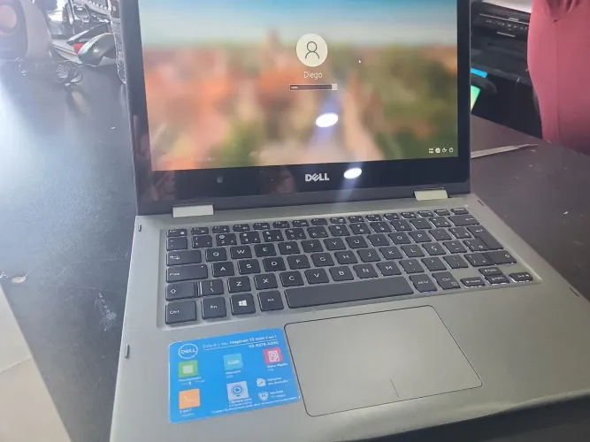 Norebook dell inspirio i7 de 7* ger 16gb ram ssd de 512gb tela tosh vira tablet