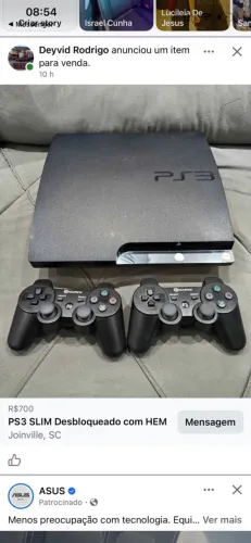 PS3 SLIM Desbloqueado com HEM