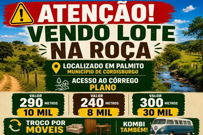 Lotes na roça 