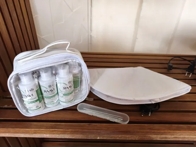 Kit limpeza de pele Raavi hipoalergênico 
