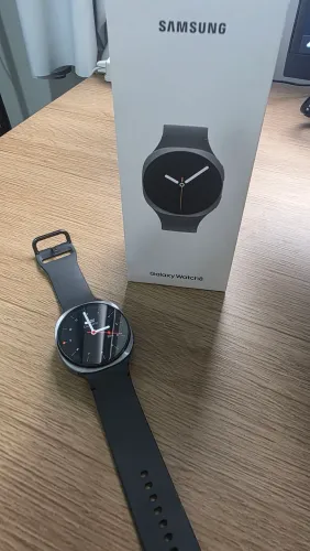 Galaxy Watch 8 - 44mm Bluetooth Cinza Escuro 
