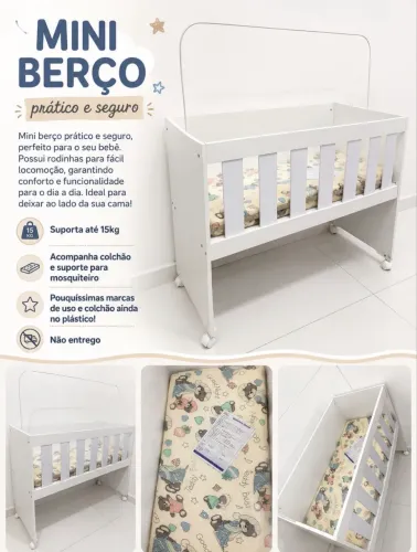 Mini berço com rodinha